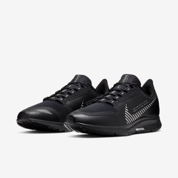 Nike Air Zoom Pegasus 36 Shield - Férfi Futócipő - Fekete/Metal Titán/Fekete